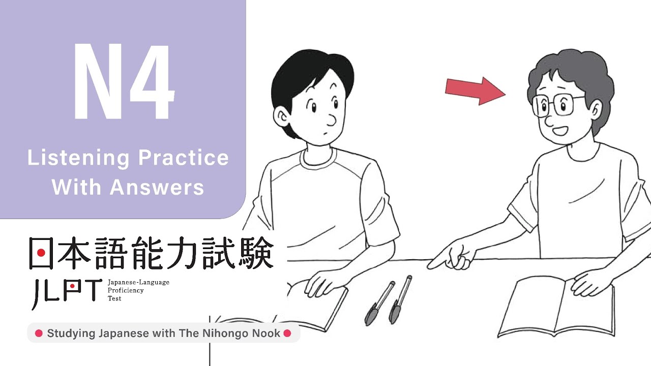 JLPT N4 JAPANESE LISTENING PRACTICE TEST 2024 WITH ANSWERS (ちょうかい )
