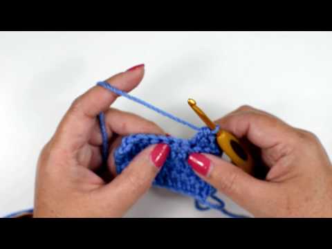 Double Crochet 2 Stitches Together (dc2tog) Right handed