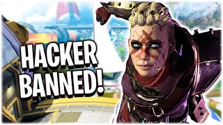 we died to a HACKER then he got banned while we spectated.. (Apex Legends Season 7)