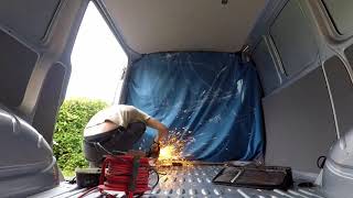 VW T5.1 Transporter bulkhead removal time lapse Wealth