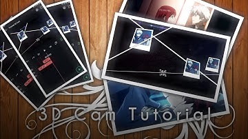 3D Cam Tutorial AMV Typography - Alight Motion #1