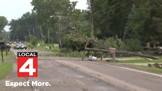 Strong storms that blew through Macomb County leave massive damage