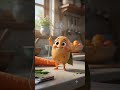 The Bravest Potato Ever! Hashtags: #AIVideo #ViralShorts #TikTokViral #Lion #Tiger #EmotionalStory