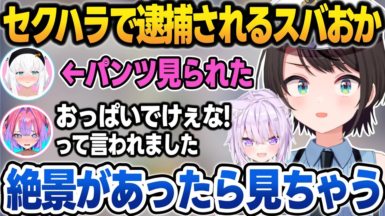 ヴィヴィとフブキのセクハラ罪で逮捕されるも、同じ言い訳をして開き直るスバおか【大空スバル/ハコス/猫又おかゆ/綺々羅々ヴィヴィ/ホロライブ/切り抜き】