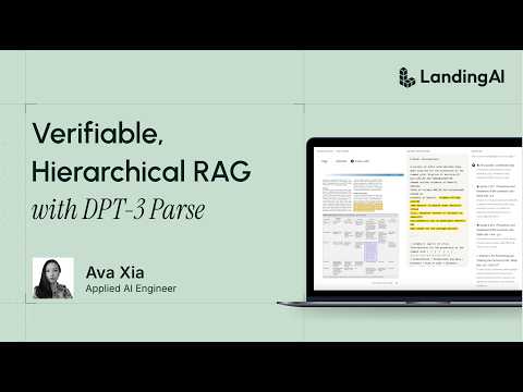 Verifiable, Hierarchical RAG with DPT-3 Parse