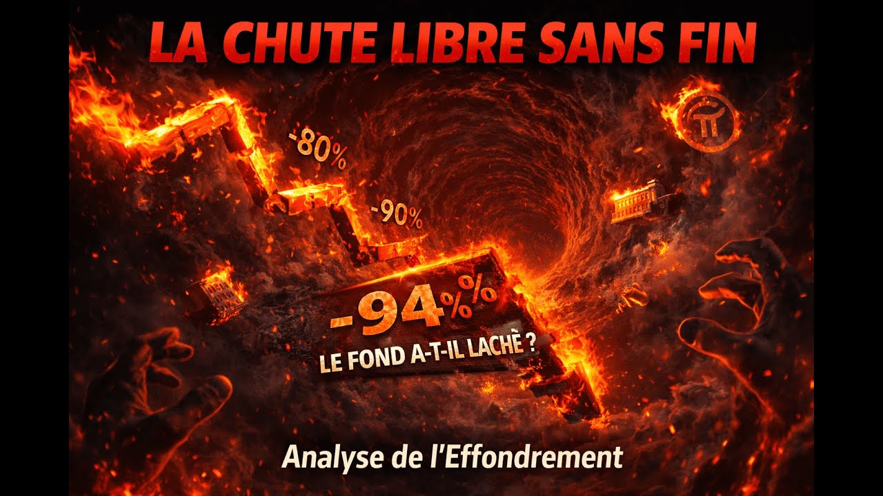 Pi Network : L'Effondrement TOTAL ? -94% et Aucun Plancher en Vue