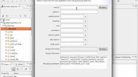 Bioclipse HPC Client demo - Experimental Slurm Job Config Wizard