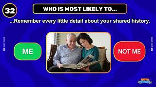 Who's Most Likely To -  Couple's Edition The ULTIMATE Challenge! - 60 Question