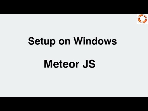 Setup Meteor JS on Windows
