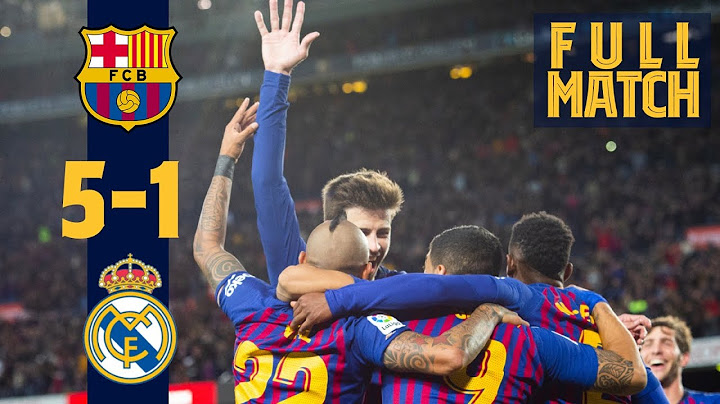 FULL MATCH: Barça 5-1 Madrid (2018) | Unbelievable manita match at Camp Nou 👋