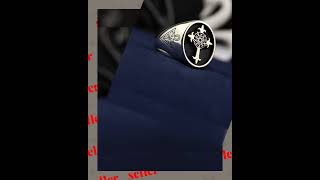 Rose Croix Masonic Ring: 925 Sterling Silver Scottish Rite Jewelry