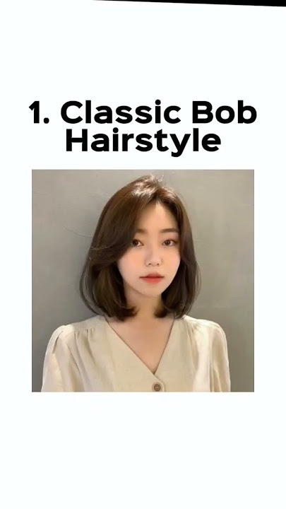 model rambut perempuan untuk wajah bulat #tutorial #shorts