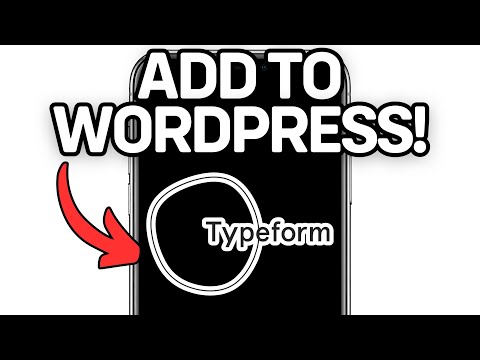 NEW! ADD TYPEFORM TO WORDPRESS (WORKING) 2025!