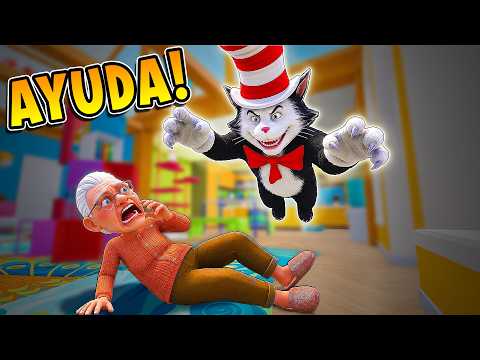 The CAT in the HAT ATTACKS GRANDMA (I Am Cat VR)