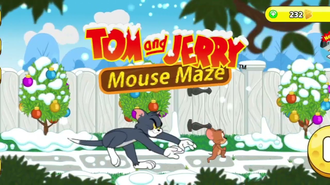 Tom and Jerry || mouse maze game 🎯 || Collect the cheeze and find the hole ⛳