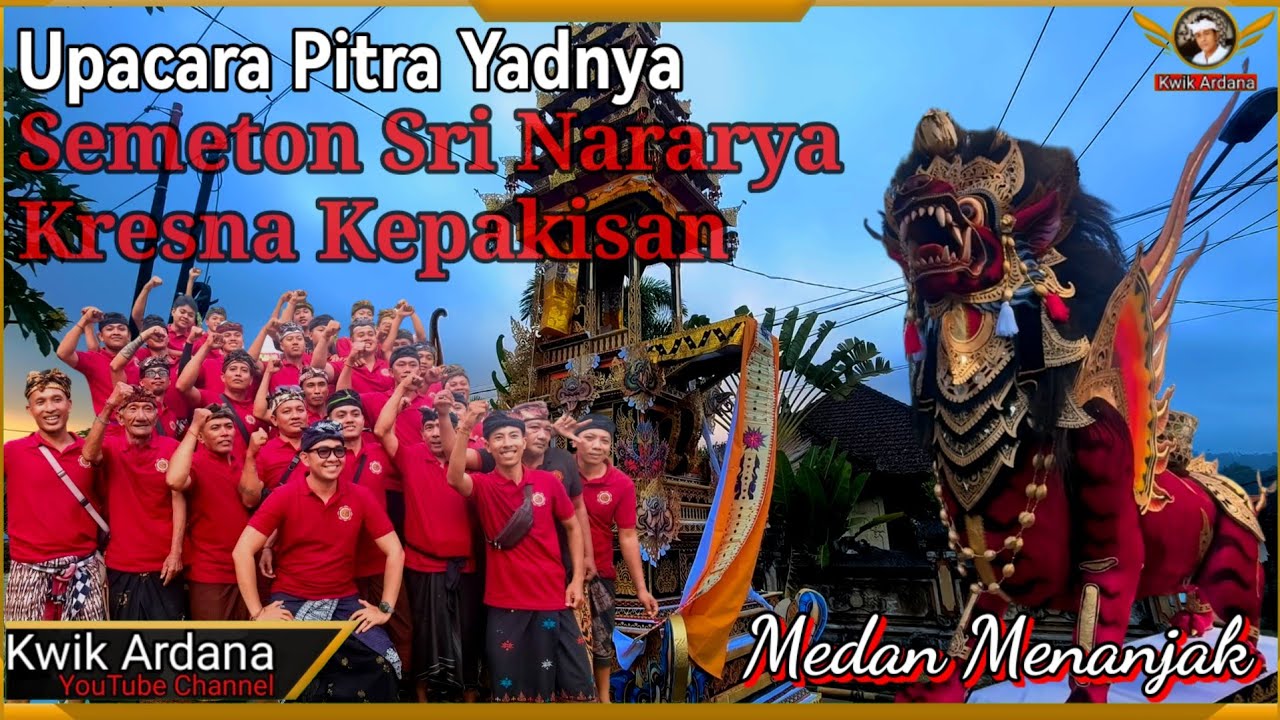 DOKUMENTASI UPACARA PITRA YADNYA SEMETON SRI NARARYA KRESNA KEPAKISAN WARIH KI ANGLURAH JELANTIK