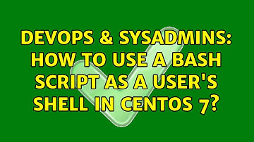 DevOps & SysAdmins: How to use a bash script as a user