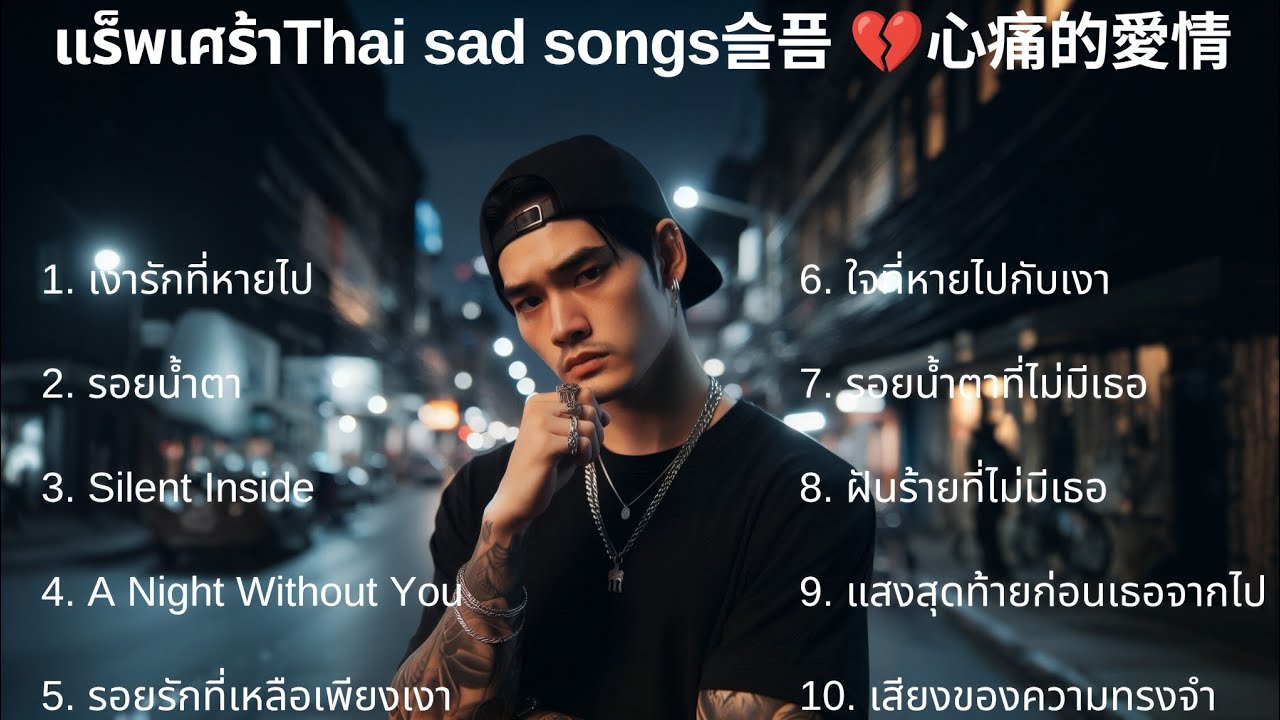 💔รวมเพลงแร็พเศร้าเสียใจ Thai Sad Rap songs 2025 |51| Emotional Thai Rap | Rap | 태국 슬픈 랩 노래💔泰國悲傷饒舌歌曲