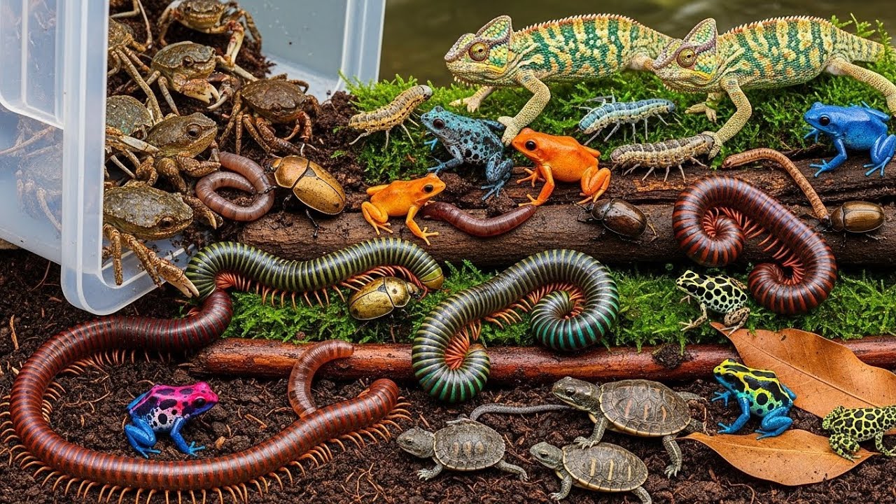 The Hidden World Beneath Forest Bark | Rare Colorful Insects in Their ...