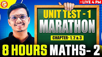 📘 Class 10 Maths 2 - Unit Test 1 Super Marathon (Ch. 1, 2, 3) | Full Syllabus Covered by Pravin Sir