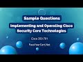 Sample Questions of Cisco 350-701 Implementing and Operating Cisco Security Core Technologies