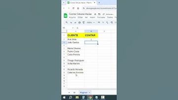 Contar Células Vazias no Google Planilhas | FÓRMULA FÁCIL
