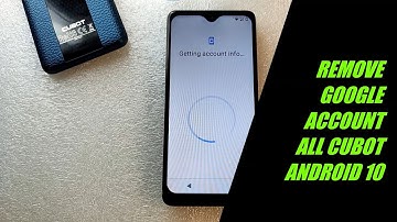 RESET GOOGLE ACCOUNT ALL CUBOT  ANDOID 10/11 ✅.