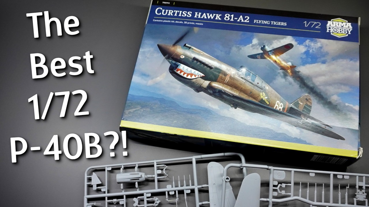 My New Favourite Kit? Arma Hobby Curtiss Hawk 81-A2 Plastic Model Kit - Unboxing Review
