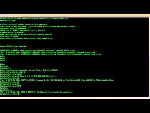 OSPF LSA Type 3 Summarization lab in GNS3