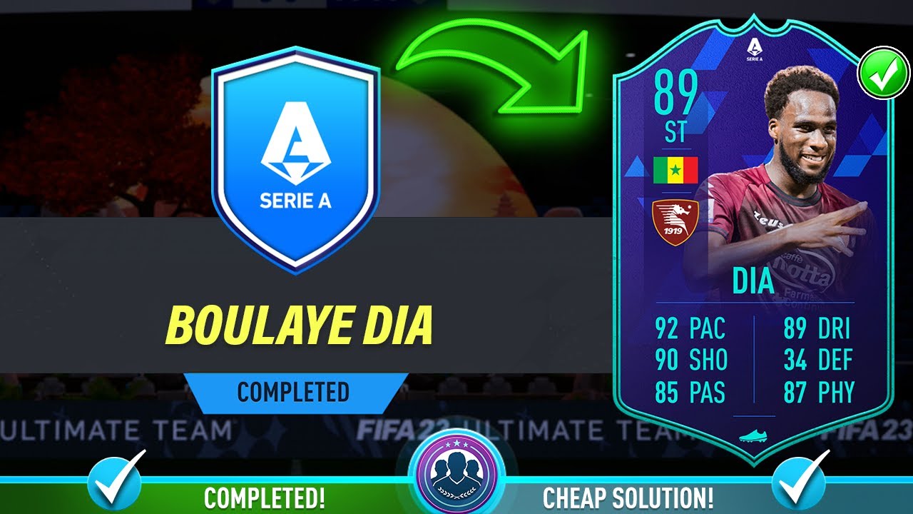 89 POTM Boulaye Dia SBC Completed - Cheap Solution & Tips - Fifa 23