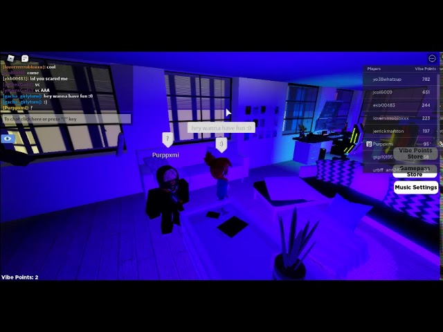 trying to have fun it vibe room :)
