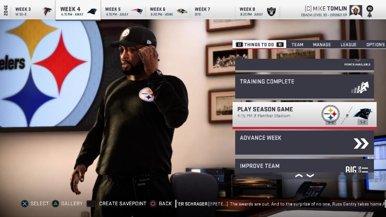 Madden 19 fantasy franchise playthrough Year 29 Week 3 part 2