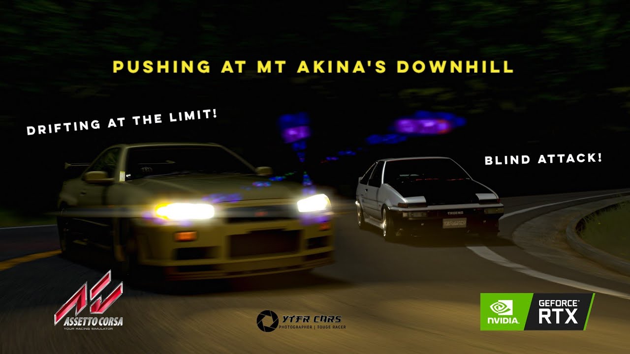 Pushing At Akina's Downhill - YouTube