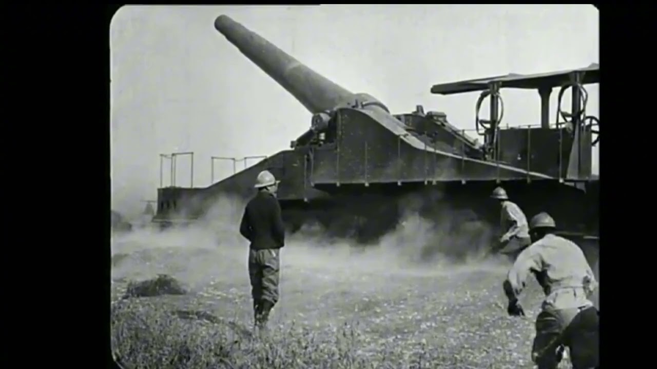 French War Trains and Railroad Guns of ww1 Compilation - YouTube