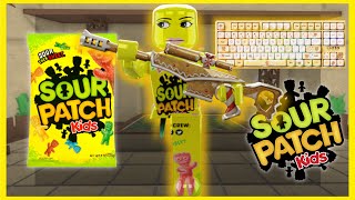 🍋Playing Murder Mystery 2 as Sour Patch Kids *keyboard ASMR* 🍋