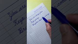 Cursive Writing Quote 14 | How to write in cursive | Cursive Handwriting Practice | Cursive Letters