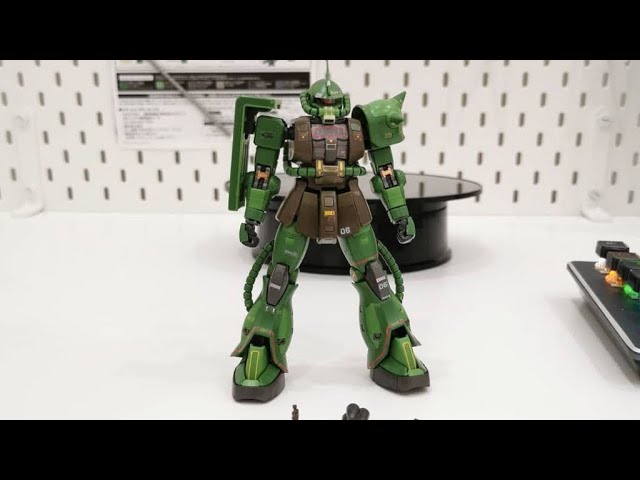 PREVIEW ZAKU II REAL TYPE COLOUR - YouTube