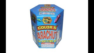 COLOR & PARACHUTE 19 SHOT - MAD OX FIREWORKS - OX1311