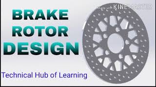 Brake Rotor Designing in solidworks