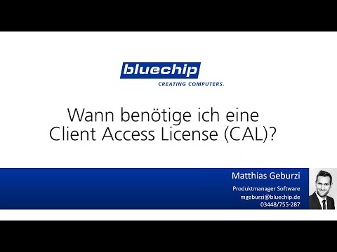 Online Seminar: Wann benötige ich eine Client Access License (CAL)?