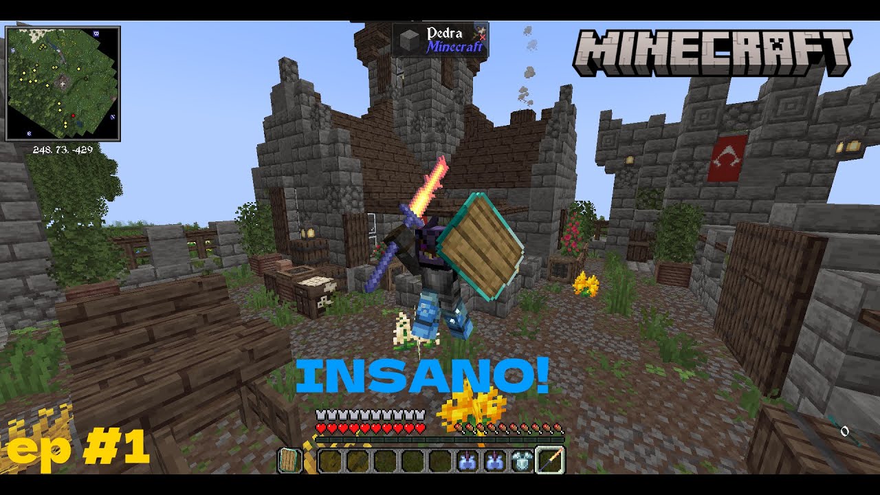 EU JUNTEI VÁRIOS MODS  ALEATÓRIOS NO MINE E ESSE FOI O RESULTADO...