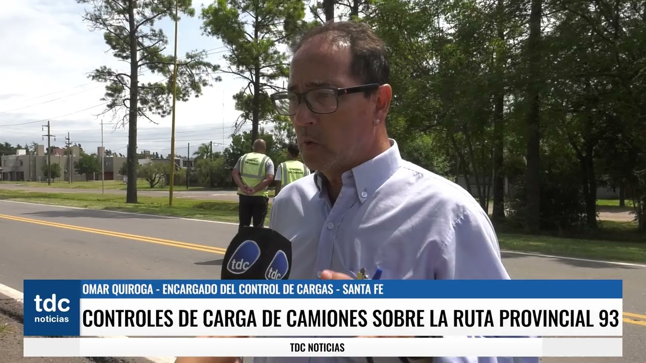 SANTA FE | CONTROLES DE CARGA DE CAMIONES SOBRE LA RUTA PROVINCIAL 93