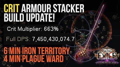7B DPS Crit Armour Stacker Build UPDATE! 600+ Crit Multi! 🔥 | Path of Exile 3.27