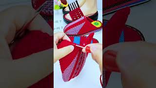 Colorful Handmade Crochet Slippers 🧶✨ – Easy DIY Tutorial 🩴🌈