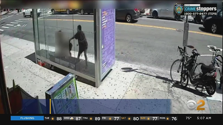 Bus Stop Purse Snatching Caught On Camera