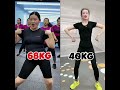 The difference between 68kg and 40kg? Diet a dramatic transformation of beauty! 1-year diet🔥 #Shorts