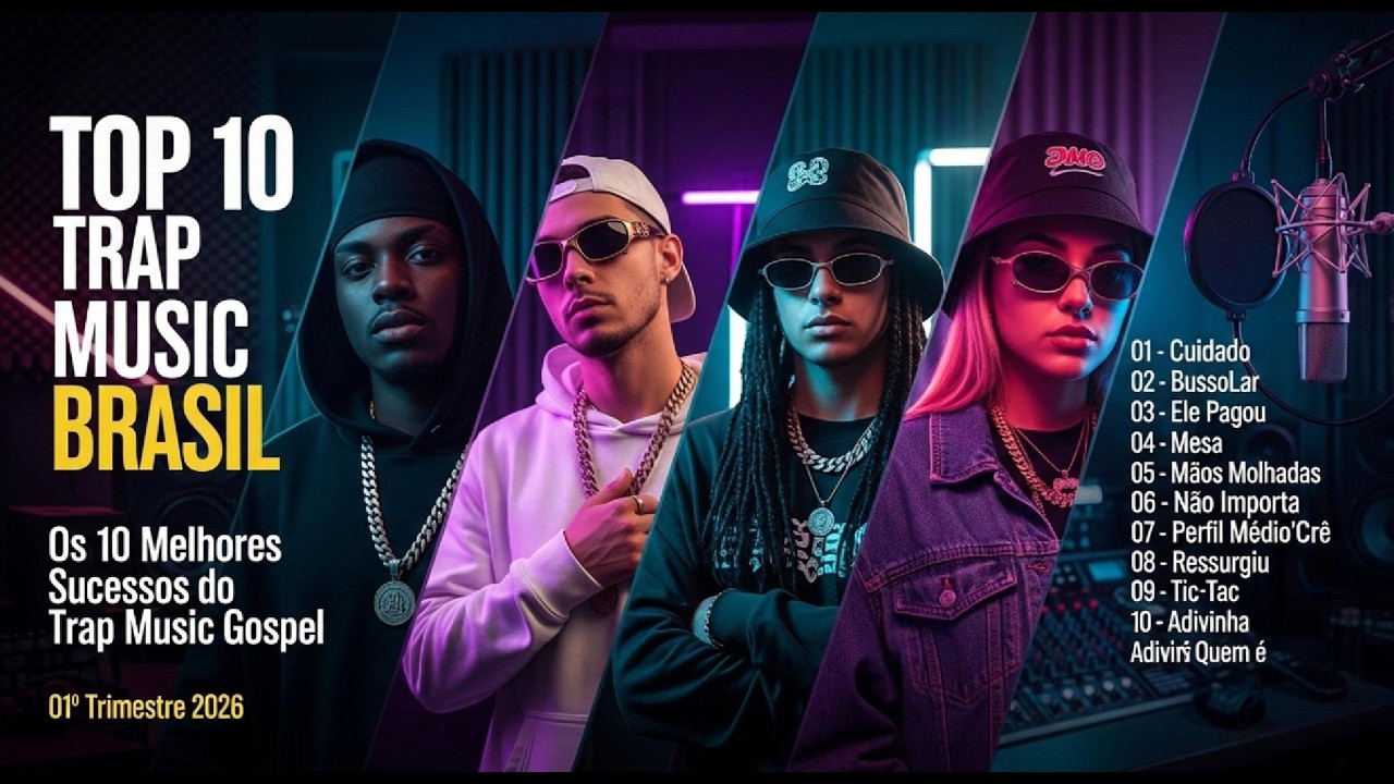 TOP 10 TRAP GOSPEL 2026 - 01º TRIMESTRE - AS MELHORES