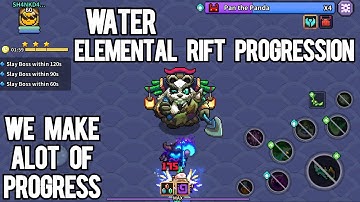 CHILL WATER ELEMENTAL RIFT PROGRESSION | MY HEROES: DUNGEON RAID
