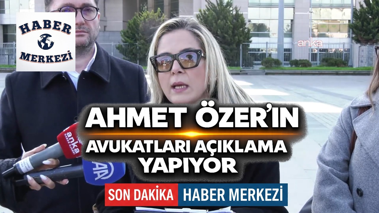 Ahmet Özer’in avukatları Hüseyin Ersöz, Seraf Özer İstanbul Adliyesi önünde açıklama yapıyor! #Canlı