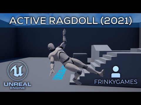 UE4 Active Ragdoll Tutorial (GTA Ragdoll) - Updated 2021 + Mixamo Animation Retargeting